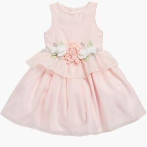 Pippa & Julie Pink Floral Kids Dress